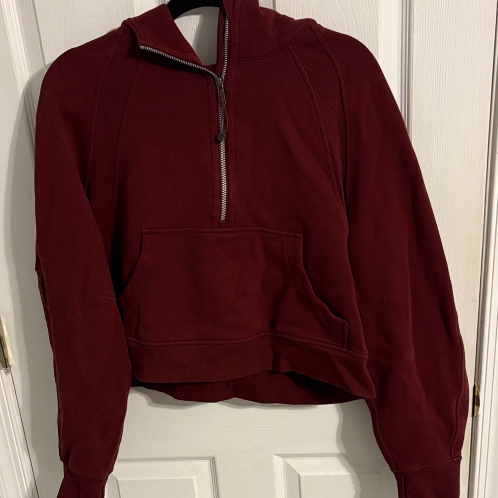 lululemon athletica Burgundy Scuba Hoodie